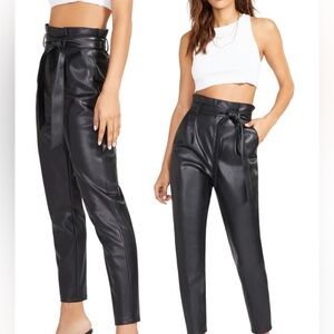 BB Dakota leather joggers